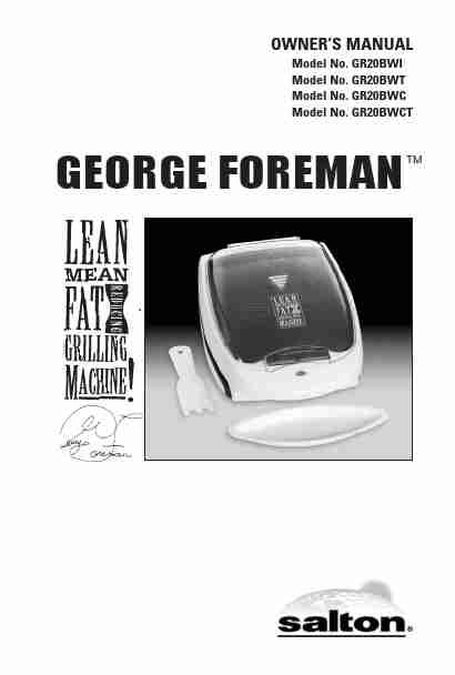 George Foreman Kitchen Grill GR20BWC-page_pdf